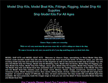 Tablet Screenshot of historicships.com